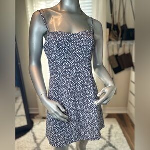 French Connection Elao Floral Print Spaghetti Strap Mini Dress Size 8